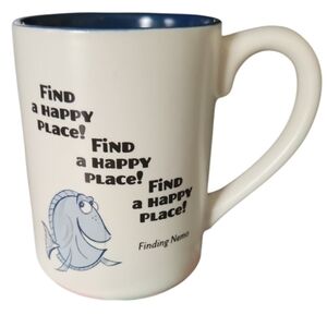 Disney Finding Nemo Dory Find a Happy Place Ceramic Mug NWOT